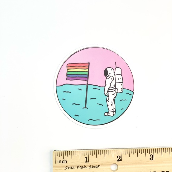 Space Vinyl Sticker - Picture 2 of 2